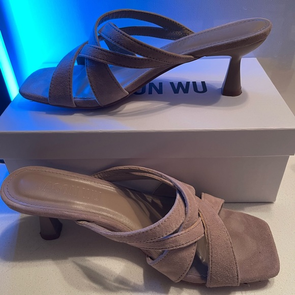 Jason Wu Women's Brown Strappy Heels - Picture 1 of 9